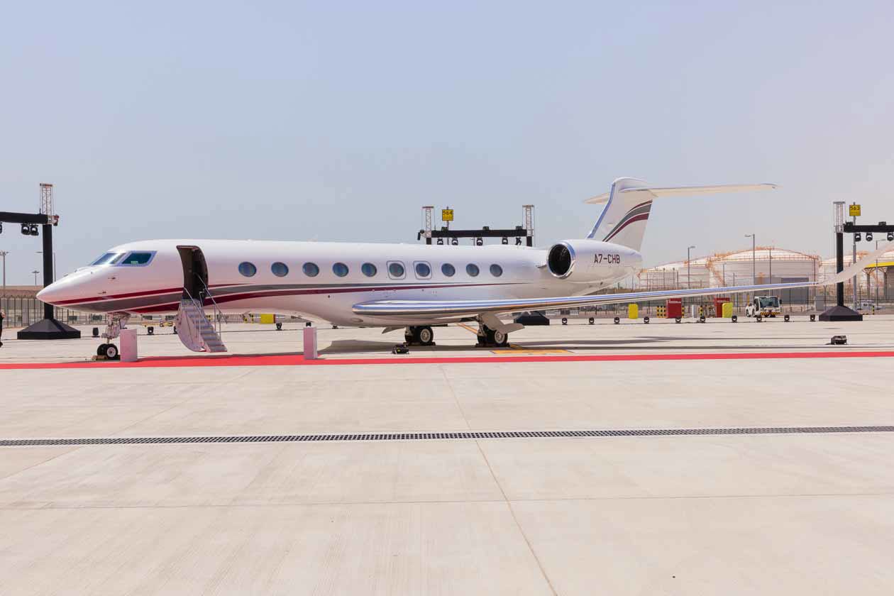 Qatar Executive G700 Exterior. Copyright © Gruppo Qatar Airways