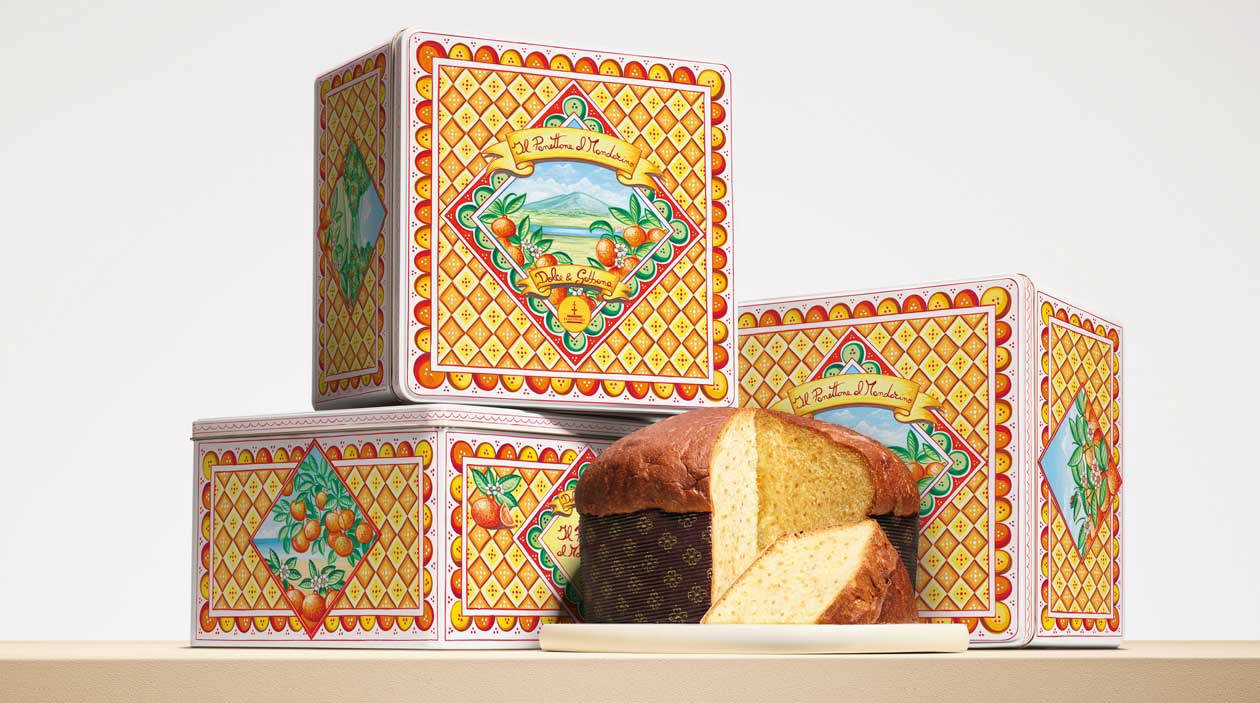 Panettone al mandarino di Dolce&Gabbana e Fiasconaro Copyright © Dolce&Gabbana