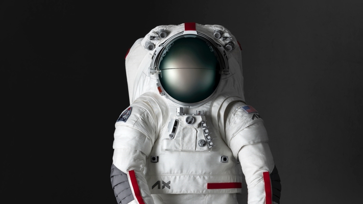 The design of the space suit by Axiom Space and Prada