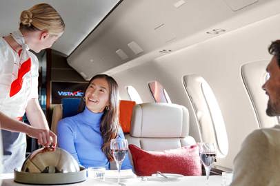 Exclusive dining experience with VistaJet