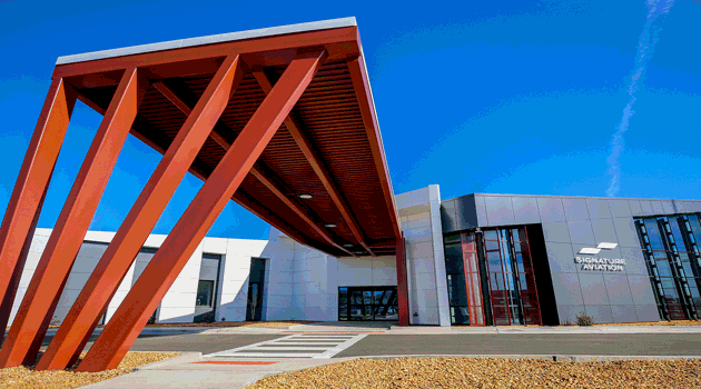 Signature Aviation's new private terminal in Huntsville