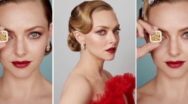 The beauty look Lancôme of Amanda Seyfried for Oscar 2021