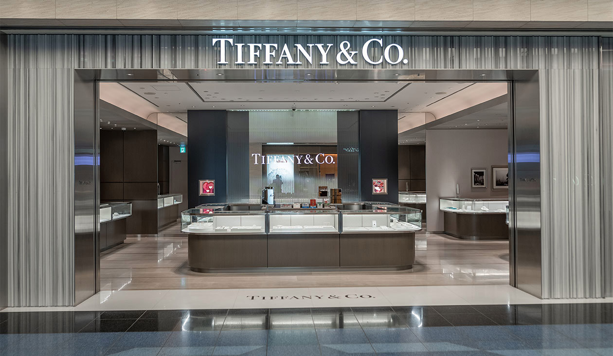 La boutique di Tiffany all'aeroporto di Tokyo Haneda Copyright © Ufficio stampa Delhi Duty Free