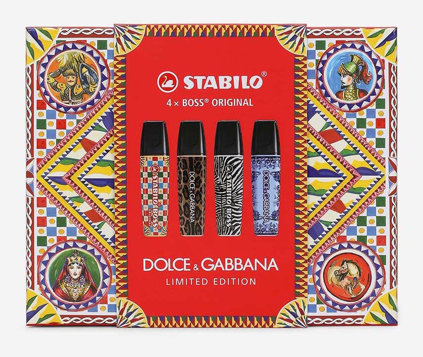 Collezione Dolce&Gabbana per Stabilo Copyright © Ufficio Stampa Dolce&Gabbana