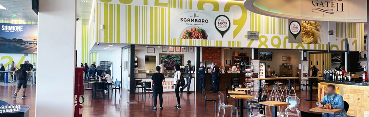 La pasta Sgambaro arriva all'Aeroporto di Milano Bergamo