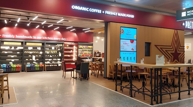 "Pret à manger" sbarca in aeroporto