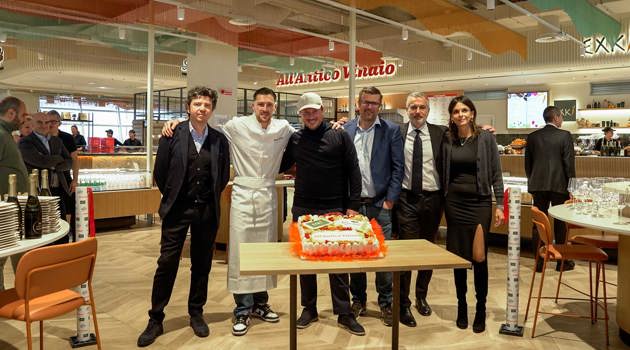 The new Food Court in Rome Fiumicino