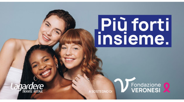 Lagardère Travel Retail Italia supports Fondazione Veronesi