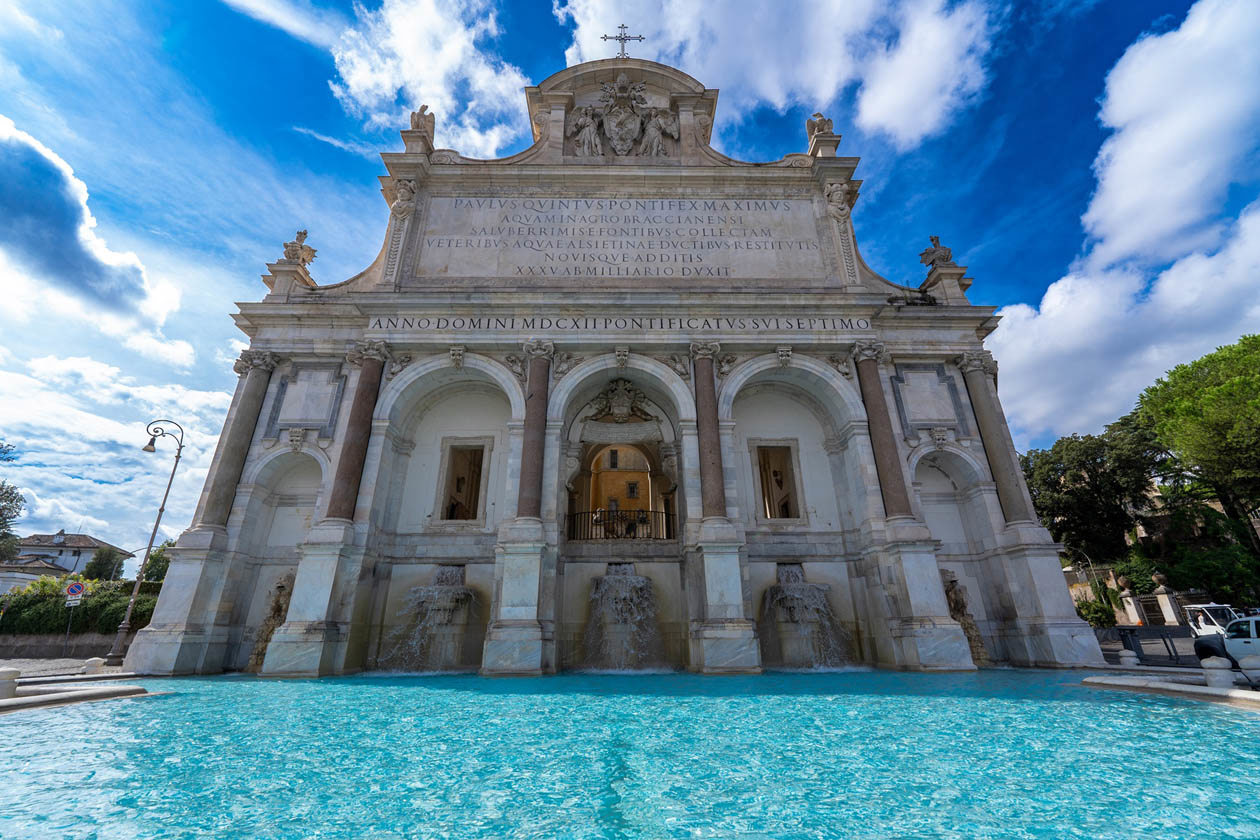 Roma, Fontana dell'Acqua Paola, Foto: Foto Copyright © Giovanni Formosa. - FAI - Fondo per l’Ambiente Italiano