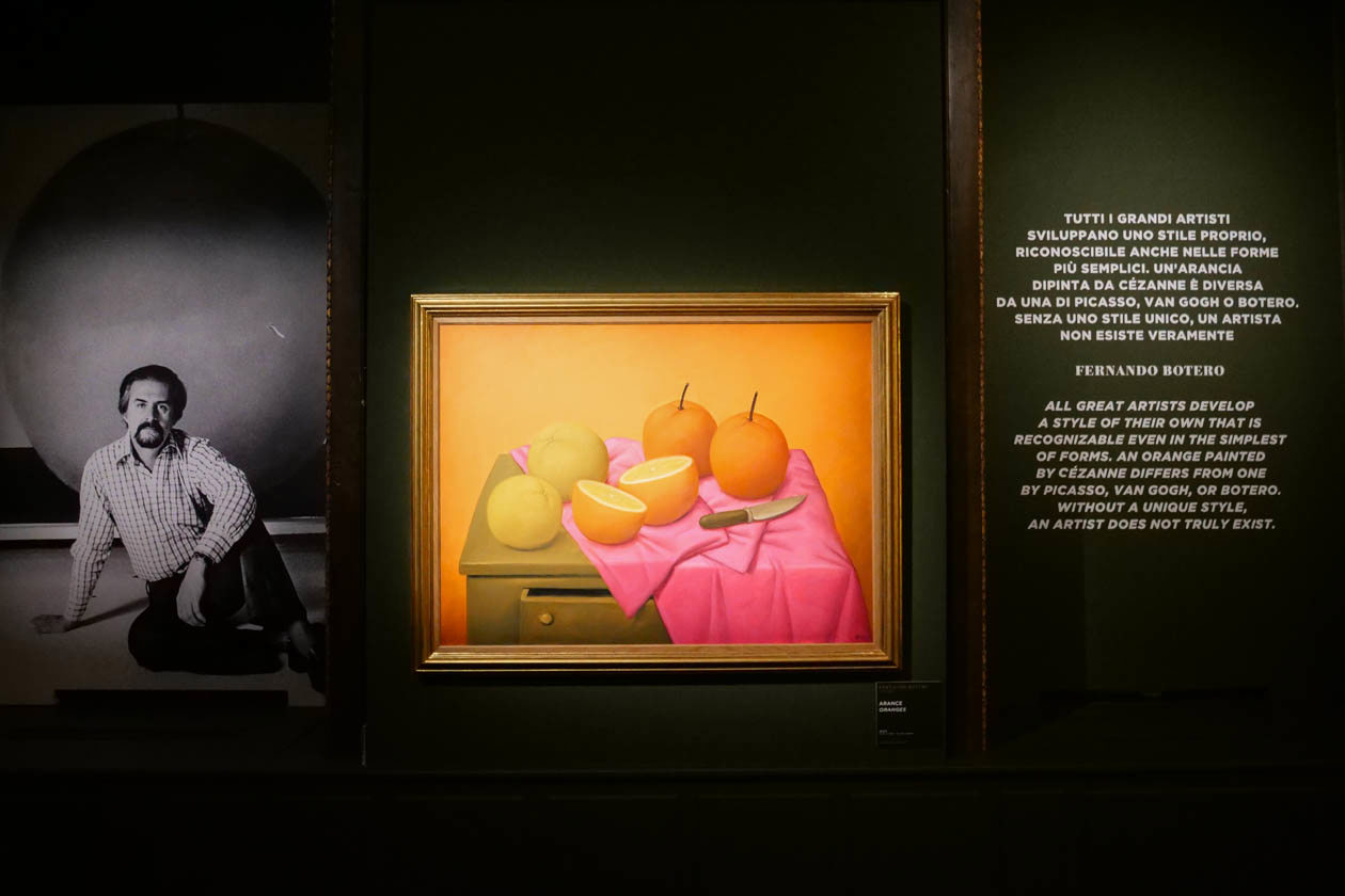  Allestimento mostra Botero - Bonaparte. Foto: Copyright © Gianfranco Fortuna per Arthemisia 