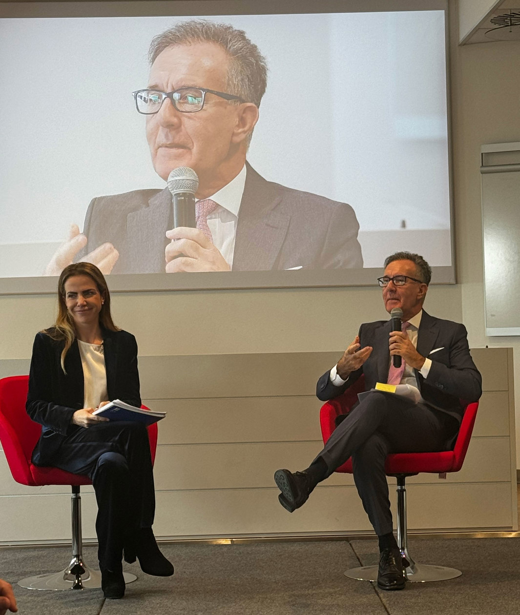 Silvia Sciorilli Borrelli e  Paolo Magri