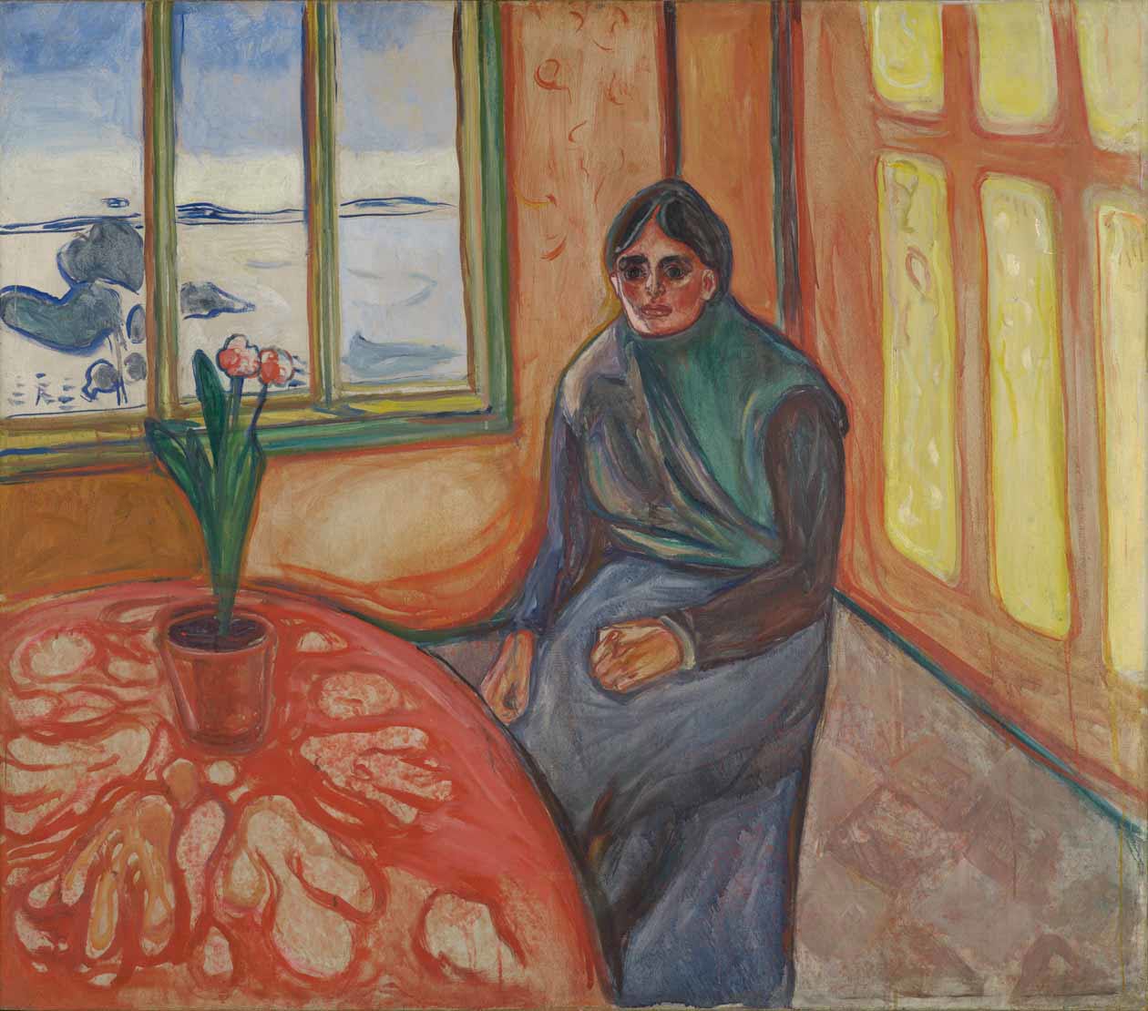 Edvard Munch Melancholy 1900-1901 Oil on canvas, 110,5 °- 126 cm Photo © Munchmuseet. Foto ad esclusivo uso stampa.