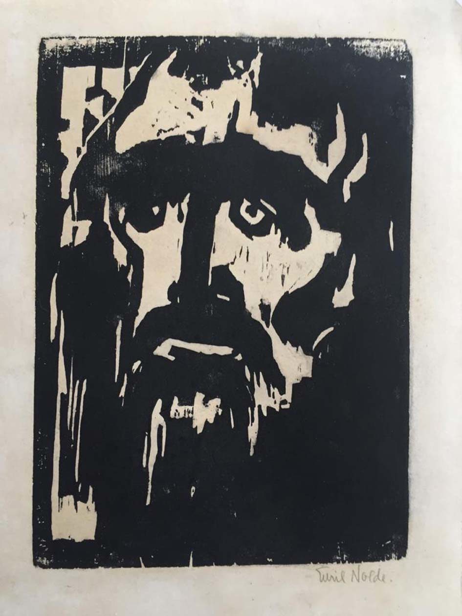 Emil Nolde, Prophet, 1912, silografia, 321 X 222 mm, 20/30 esemplari, Schiefler n. 110 Copyright © Ufficio Stampa Mostra