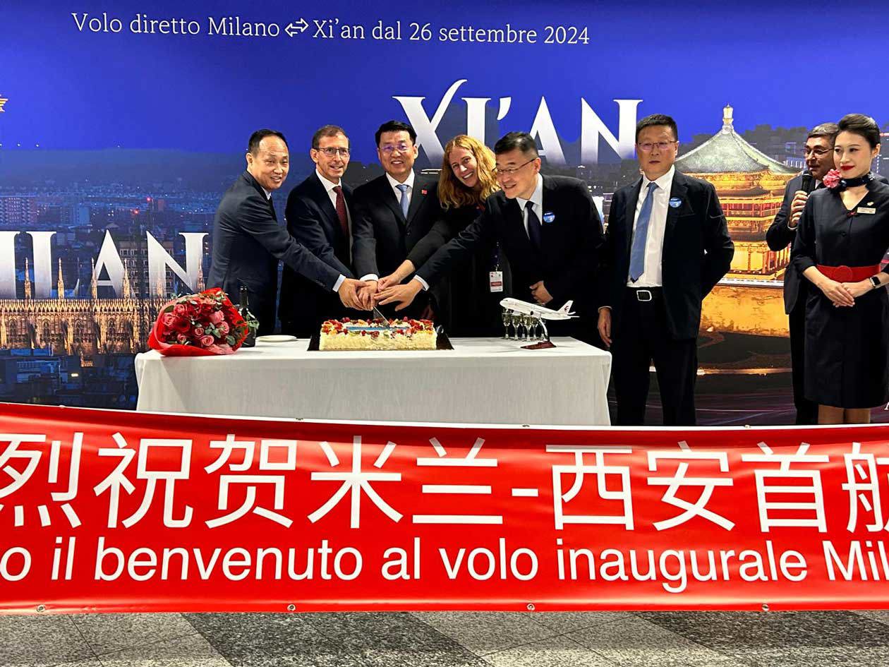 Inaugurazione volo Milano Malpensa Xi’an Copyright © Ufficio stampa SEA