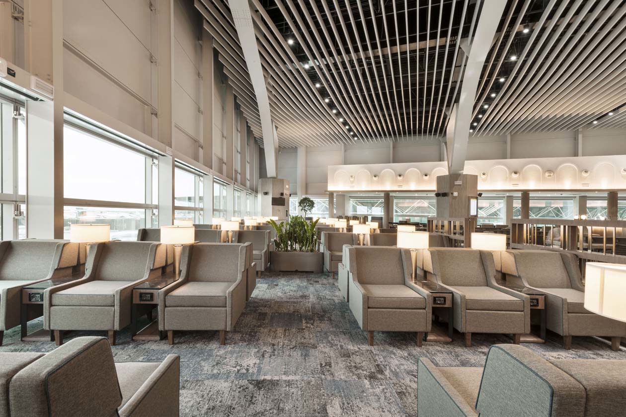 Plaza Premium Lounge Rome, Aeroporto di Roma Fiumicino (FCO) Copyright © Ufficio Stampa Plaza Premium Lounge Rome