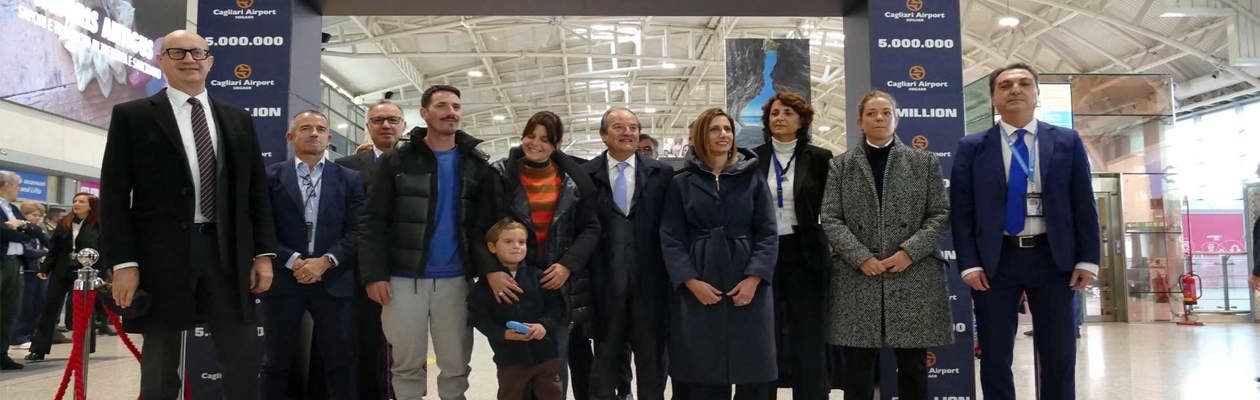 5 million passengers at Cagliari Airport