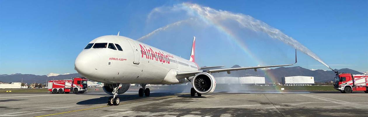 Air Arabia commences its direct flights between Sharjah and Milan Bergamo