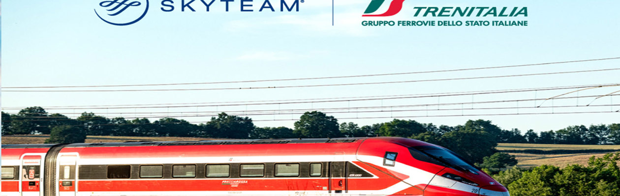 SkyTeam and Trenitalia team up to offer intermodal travel in Italy