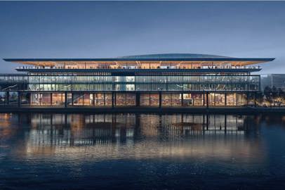 The new Riga Ropax Terminal by Zaha Hadid Architects