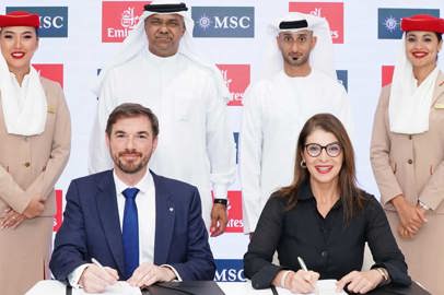 Emirates e MSC Crociere rinnovano la partnership