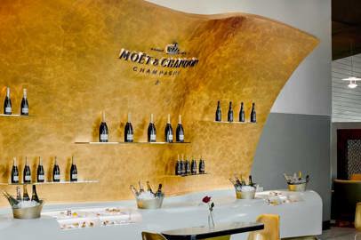 Emirates' Moët & Chandon Champagne Lounge in Dubai