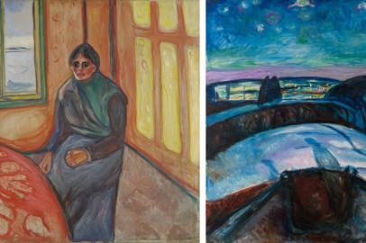 Edvard Munch on display at the Palazzo Reale in Milan