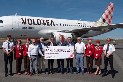 Volotea's new operational base in Rodez inaugurated