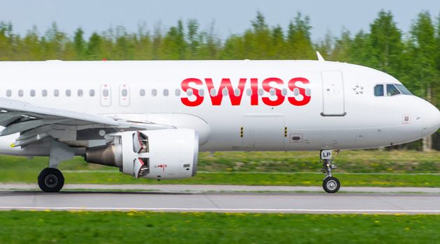 Swiss aircraft honoring Swiss tourist destinations