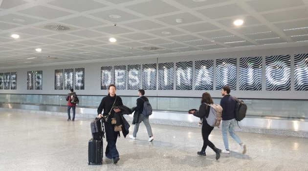 The Wall of Wonders at Malpensa