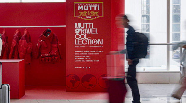 The "Mutti Travel Collection" kicks off in Naples Capodichino