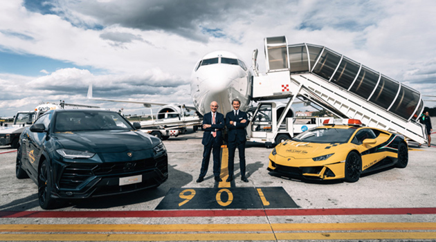 Automobili Lamborghini renews and develops partnership with Bologna’s Airport