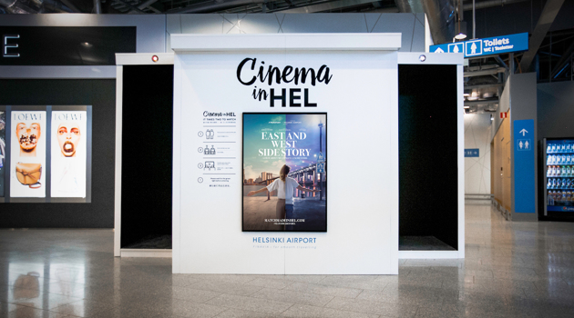 Helsinki Airport. Cinema in HEL