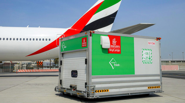 Emirates' sustainable food logistics