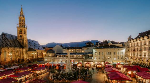 The beauties of Bolzano between markets and ski slopes