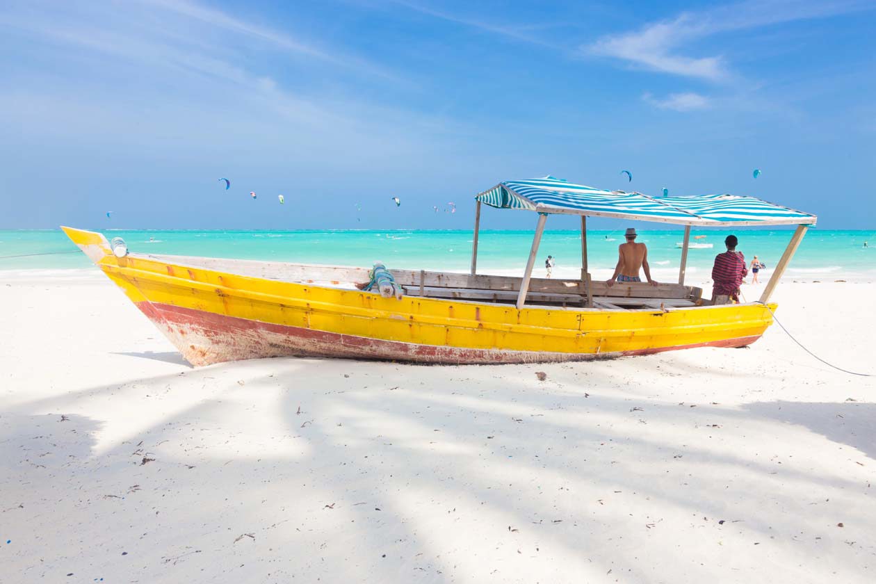 Spiaggia di Paje, Zanzibar Foto: Copyright © Sisterscom.com / Depositphotos