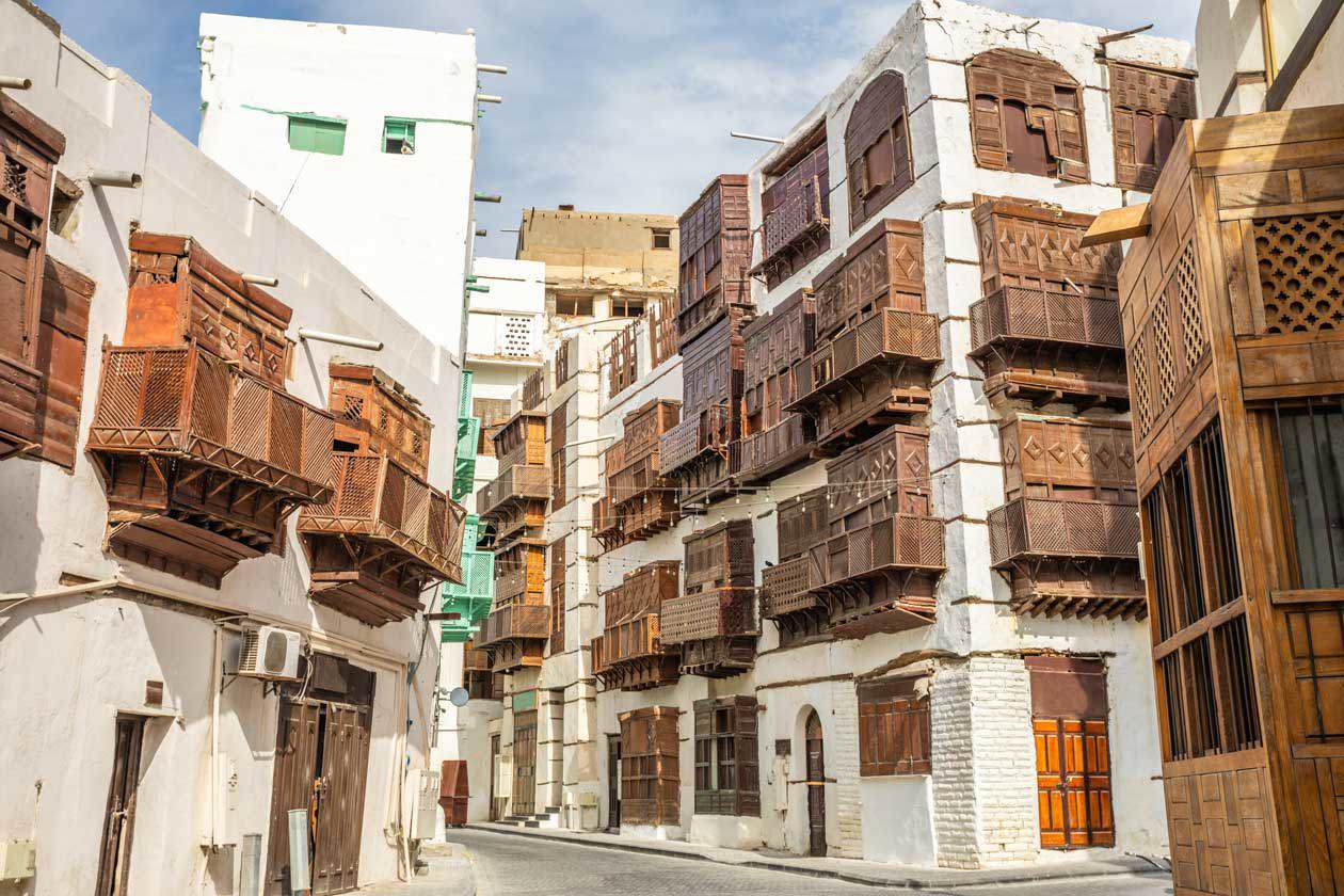 Jeddah, quartiere Al-Balad, Patrimonio dell'Umanità Copyright © Sisterscom.com / Depositphotos