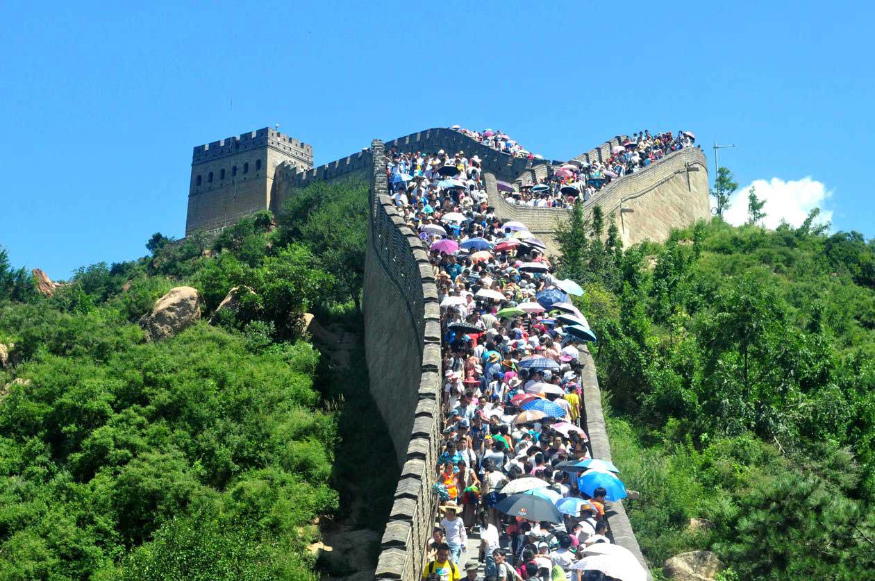 Grande Muraglia di Badaling, Pechino Foto: Copyright © Sisterscom.com / Depositphotos