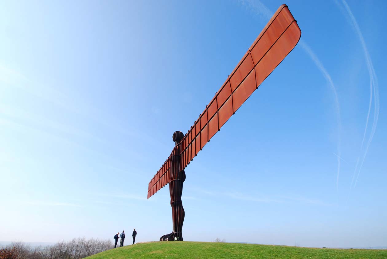 Angelo del Nord di Antony Gormley. Foto: Copyright © Sisterscom.com / Depositphotos