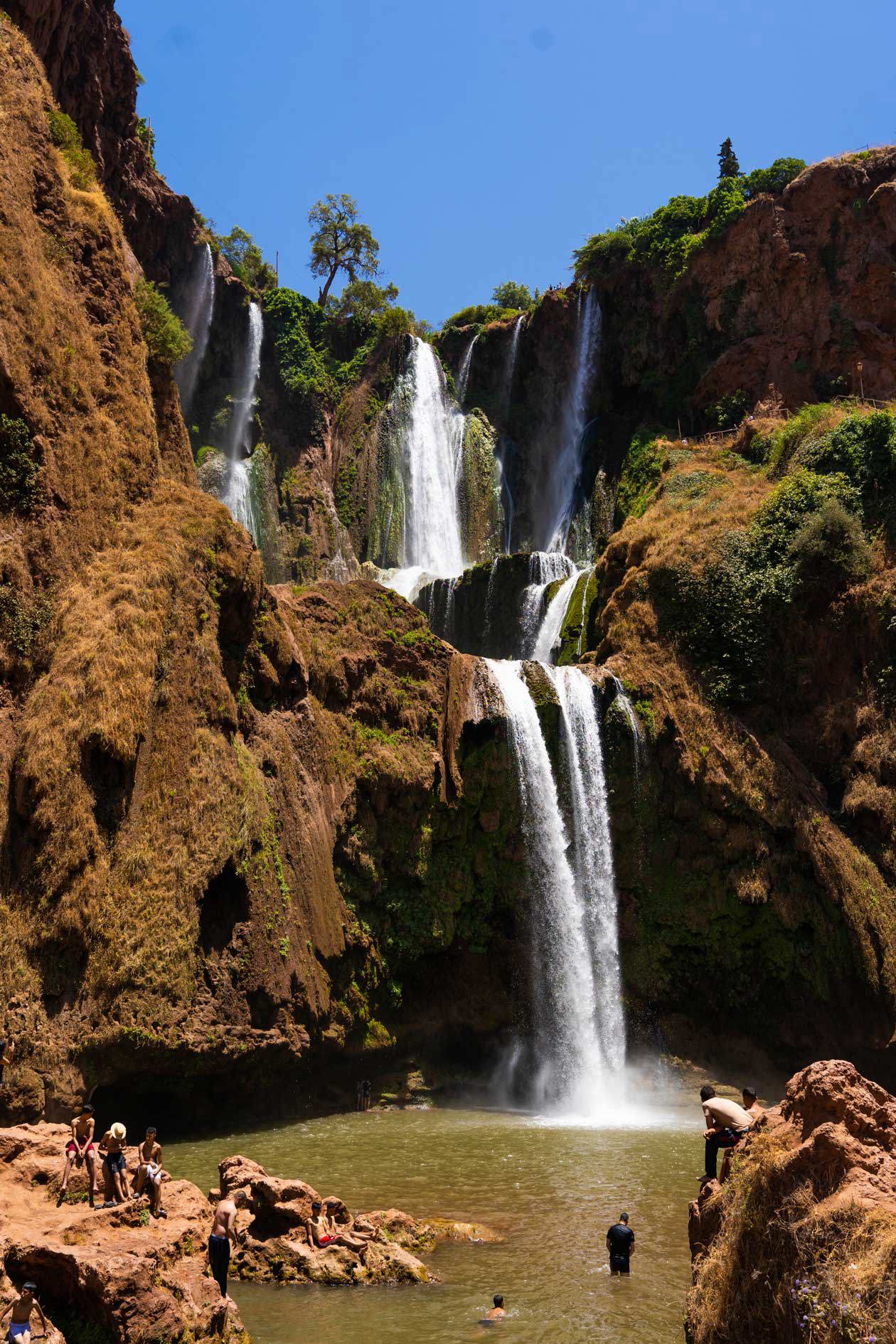 Les cascades d'Ouzoud. Foto: Copyright © Regional Council of Tourism of Beni Mellal-Khenifra