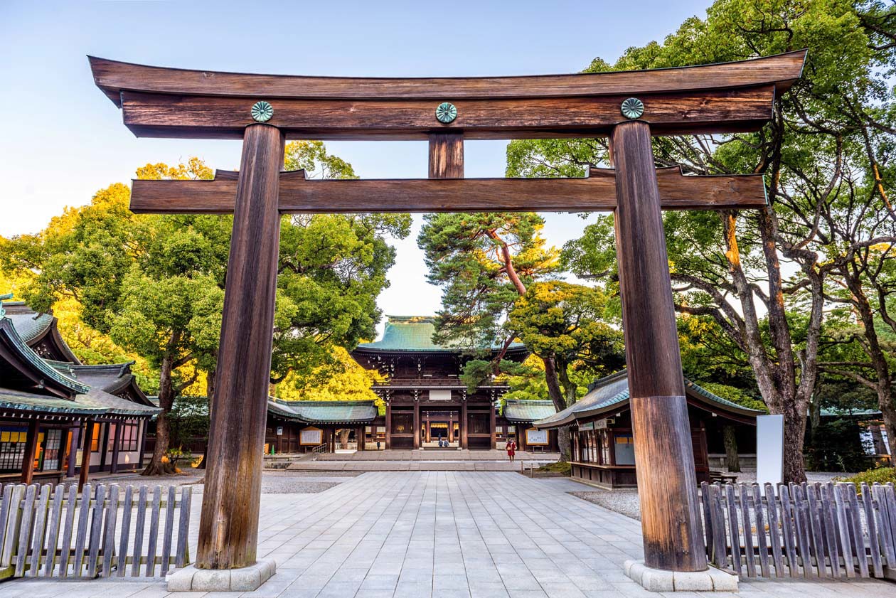 Parco Yoyogi e Santuario Meiji, Tokyo Copyright © Sisterscom.com / Depositphotos