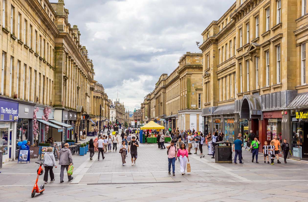 Grey Street, Newcastle. Foto: Copyright © Sisterscom.com / Depositphotos