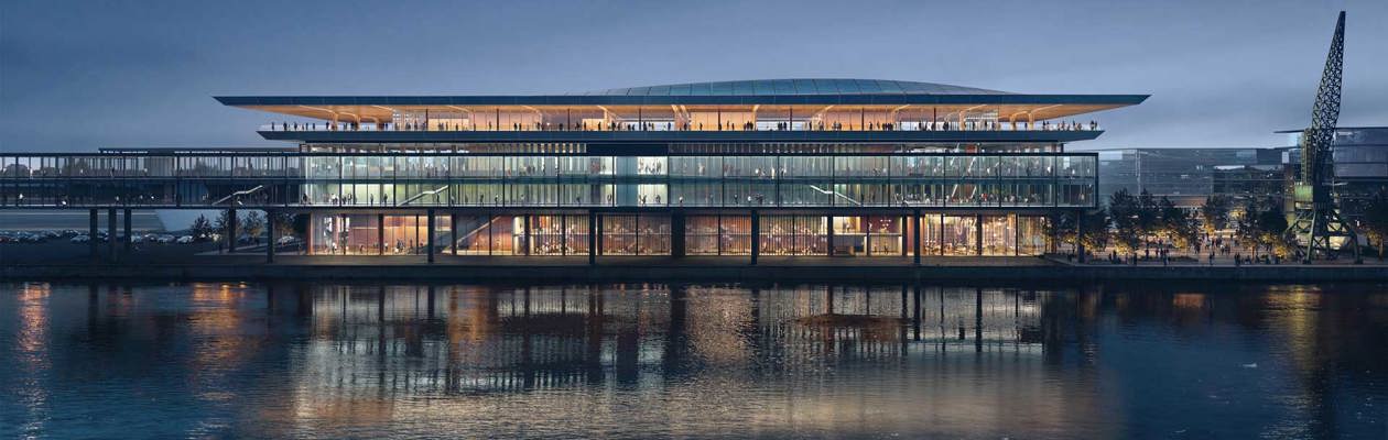 The new Riga Ropax Terminal by Zaha Hadid Architects