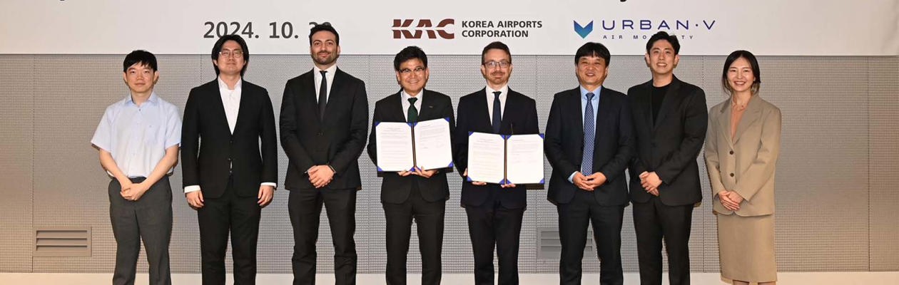 UrbanV and Korea Airports Corporation together for an air mobility ecosystem