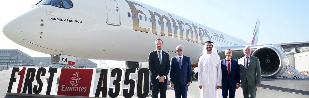 Il primo A350 di Emirates