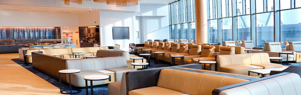 The LOT Polish Airlines Business Lounge in Chicago