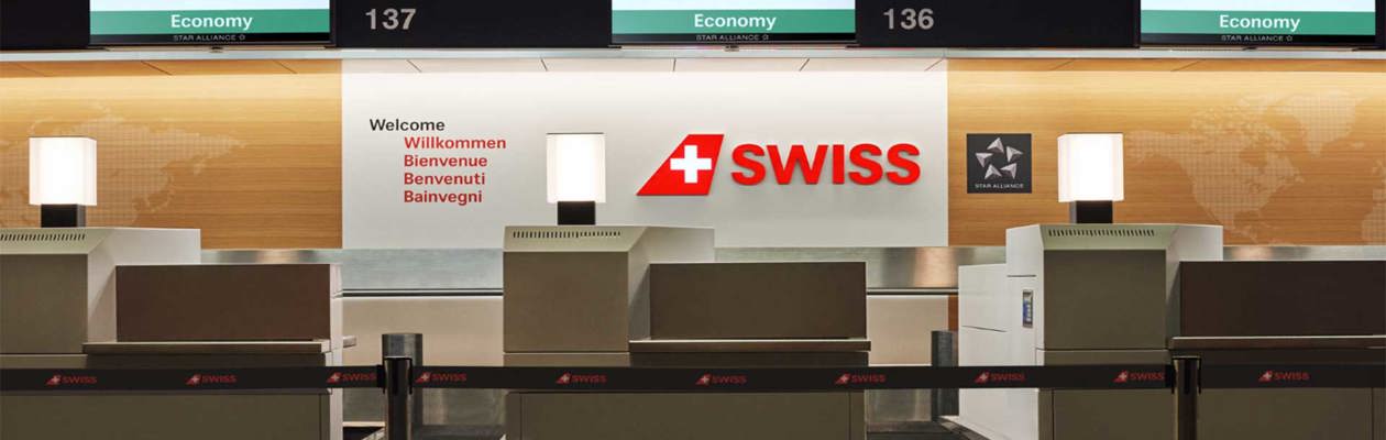 Check-in change for Swiss passengers in Zurich