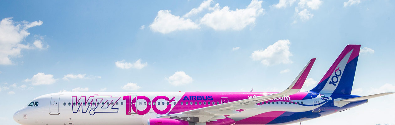 100° aereo nella moderna e sostenibile flotta di Wizz Air Malta