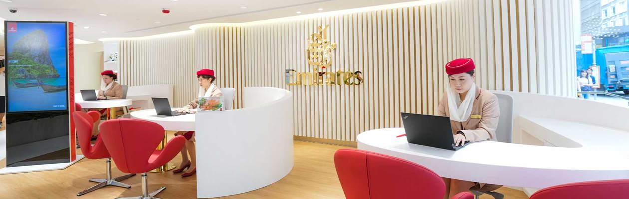 Emirates inaugura il Travel Store a Hong Kong