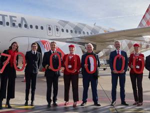 Volotea's 70 millionth passenger awarded in Marseille