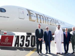 Il primo A350 di Emirates